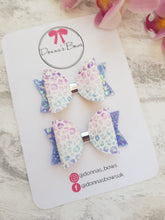 Load image into Gallery viewer, Lilac Leopard Pigtails