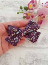 Load image into Gallery viewer, Floral Hand-Tied Bow