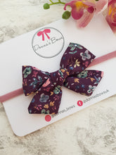 Load image into Gallery viewer, Floral Hand-Tied Bow