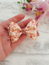 Load image into Gallery viewer, Autumn Woodland Bow - on a clip