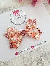Load image into Gallery viewer, Autumn Woodland Bow - on a clip