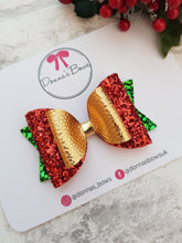 Load image into Gallery viewer, Traditional Christmas Hairbow