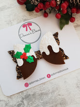 Load image into Gallery viewer, Christmas Pud Bow