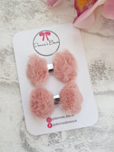 Load image into Gallery viewer, Furry Pigtail Bows