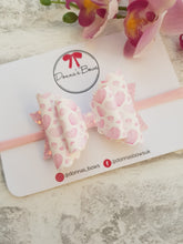 Load image into Gallery viewer, Pink Hearts Bow