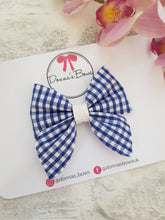 Load image into Gallery viewer, Gingham Sailor Bow