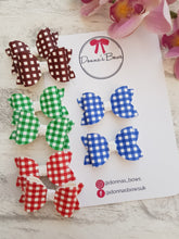 Load image into Gallery viewer, Mini Gingham Pigtails