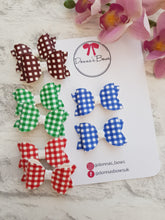 Load image into Gallery viewer, Mini Gingham Pigtails