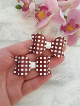 Load image into Gallery viewer, Mini Gingham Pigtails