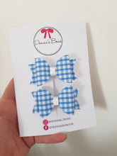 Load image into Gallery viewer, School Gingham Pigtails