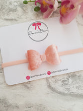 Load image into Gallery viewer, Peach Velvet Babyband