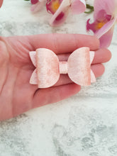 Load image into Gallery viewer, Peach Velvet Pigtails