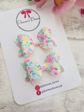 Load image into Gallery viewer, Mint Floral Pigtails