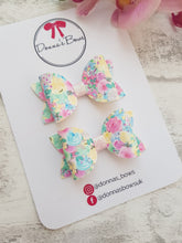 Load image into Gallery viewer, Mint Floral Pigtails