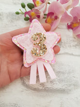 Load image into Gallery viewer, Pink Star Birthday Badge