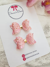 Load image into Gallery viewer, Small Pinky Gold Pigtails