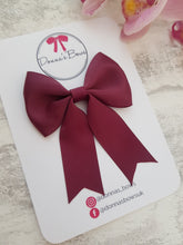 Load image into Gallery viewer, Burgundy Sailor Bow