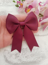 Load image into Gallery viewer, Burgundy Sailor Bow