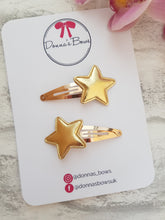 Load image into Gallery viewer, Gold Star Clips