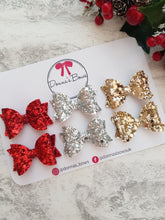 Load image into Gallery viewer, Teeny Christmas Pigtails