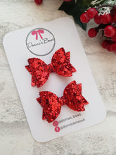 Load image into Gallery viewer, Teeny Christmas Pigtails