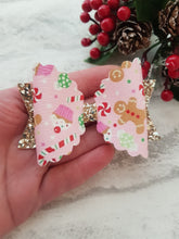 Load image into Gallery viewer, Pink Gingerbread Bow