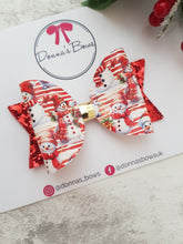 Load image into Gallery viewer, Snowman Bow
