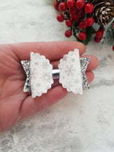 Load image into Gallery viewer, Silver Snowflake Pigtails