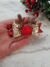 Load image into Gallery viewer, Reindeer Bow