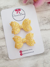Load image into Gallery viewer, Yellow Glitter Pigtails