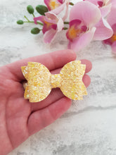 Load image into Gallery viewer, Yellow Glitter Pigtails