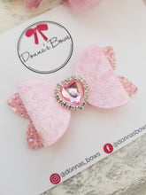 Load image into Gallery viewer, Pink Heart Bow