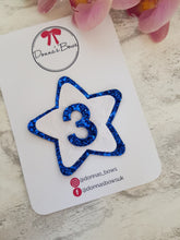 Load image into Gallery viewer, Blue Star Birthday Badge