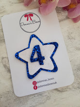 Load image into Gallery viewer, Blue Star Birthday Badge