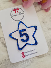 Load image into Gallery viewer, Blue Star Birthday Badge