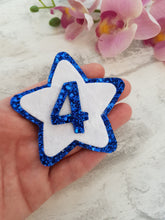 Load image into Gallery viewer, Blue Star Birthday Badge