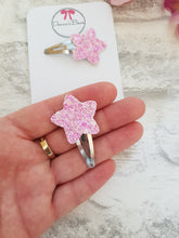 Load image into Gallery viewer, Pink Mini Star Clips