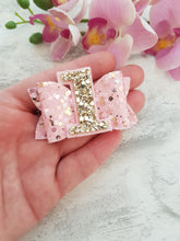 Load image into Gallery viewer, 1st Birthday Bow or Band