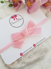 Load image into Gallery viewer, Hand-Tied Velvet Band