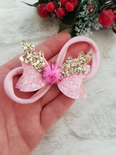 Load image into Gallery viewer, Pink Reindeer Babyband