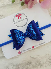 Load image into Gallery viewer, Royal Blue & Velvet Bow