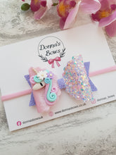 Load image into Gallery viewer, Unicorn Clay Bow