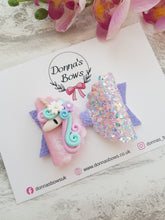 Load image into Gallery viewer, Unicorn Clay Bow