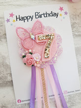 Load image into Gallery viewer, Butterfly Birthday Badge