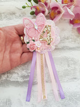 Load image into Gallery viewer, Butterfly Birthday Badge
