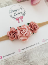 Load image into Gallery viewer, Dusky Pink Rose Babyband