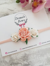 Load image into Gallery viewer, Peach Roses Babyband