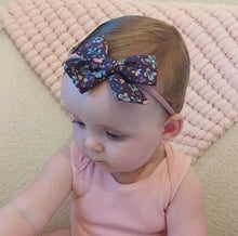 Load image into Gallery viewer, Floral Hand-Tied Bow