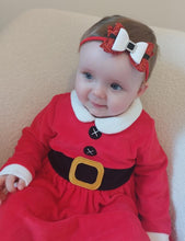 Load image into Gallery viewer, Santa's Belt Hairbow