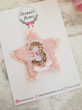 Load image into Gallery viewer, Peach Birthday Badge